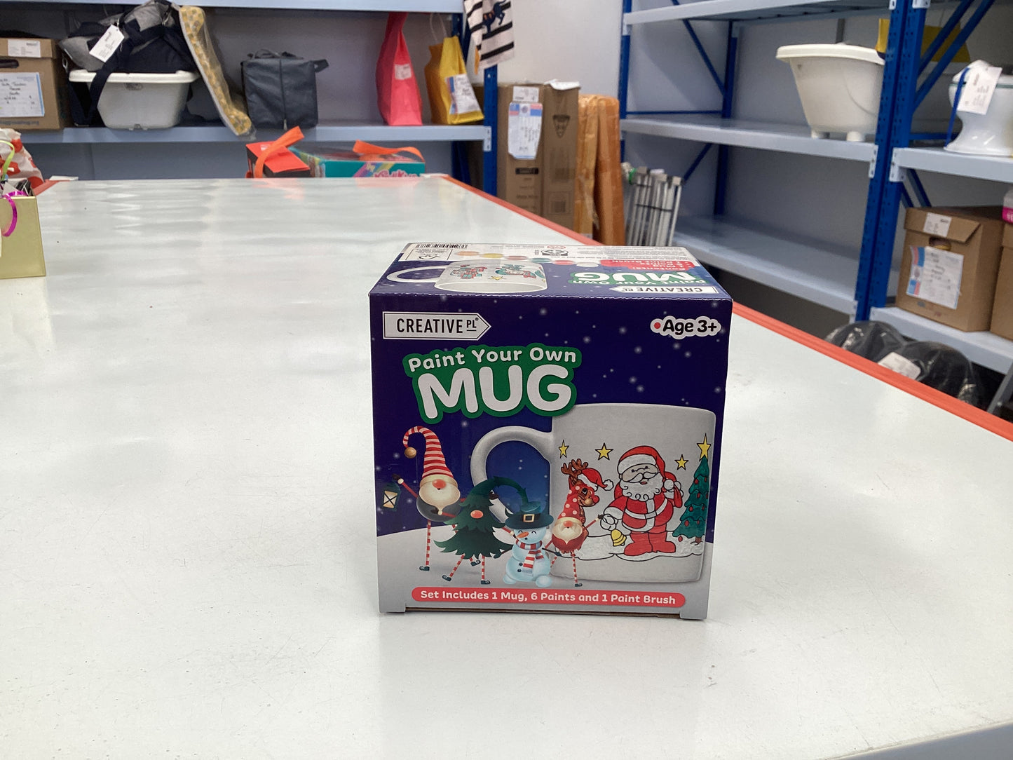 Paint your own Christmas mug