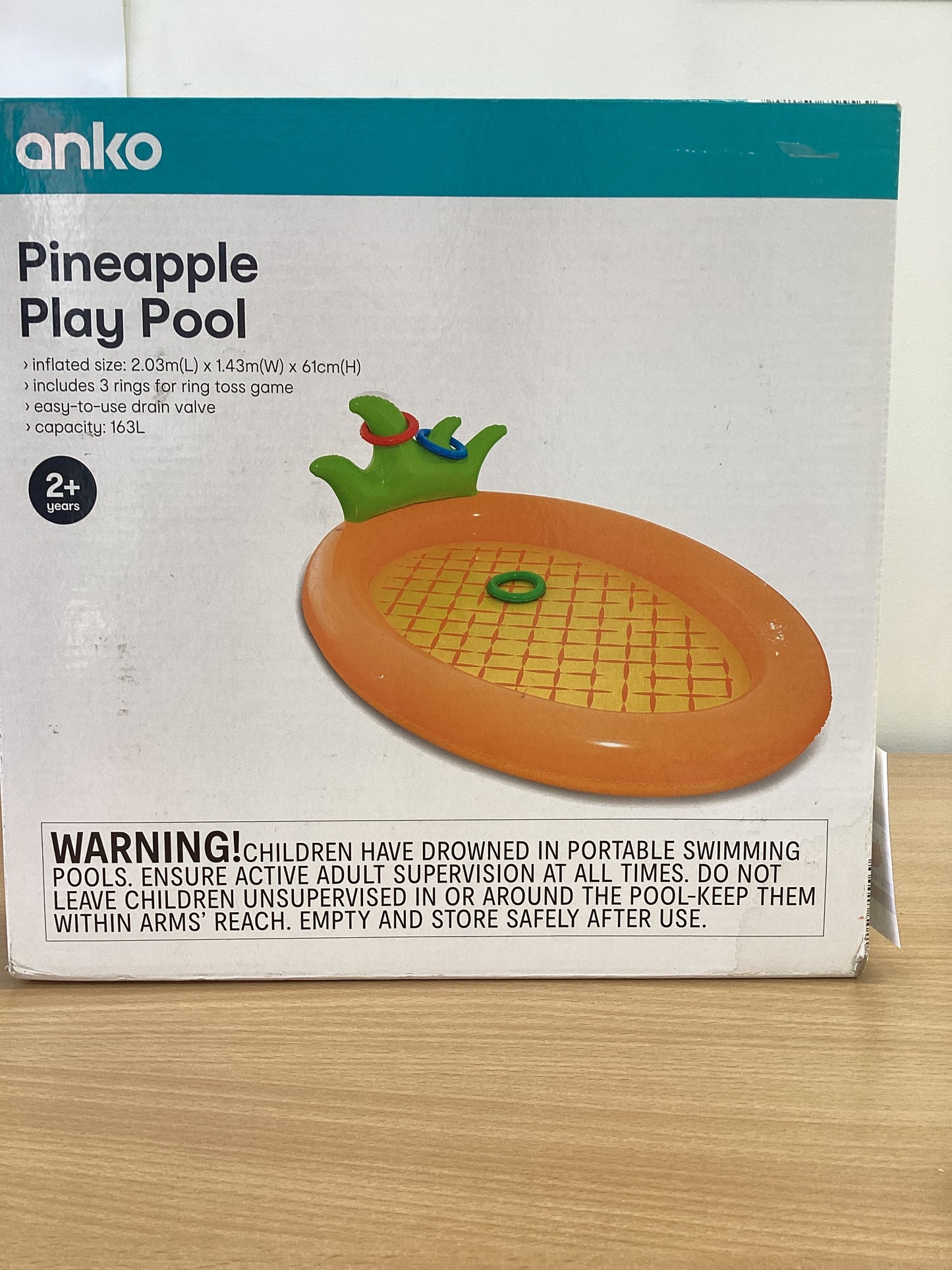 Anko Pineapple Play Pool