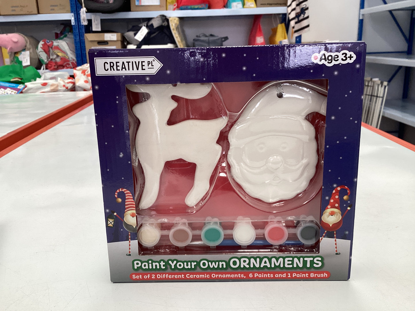 Paint your own ornament