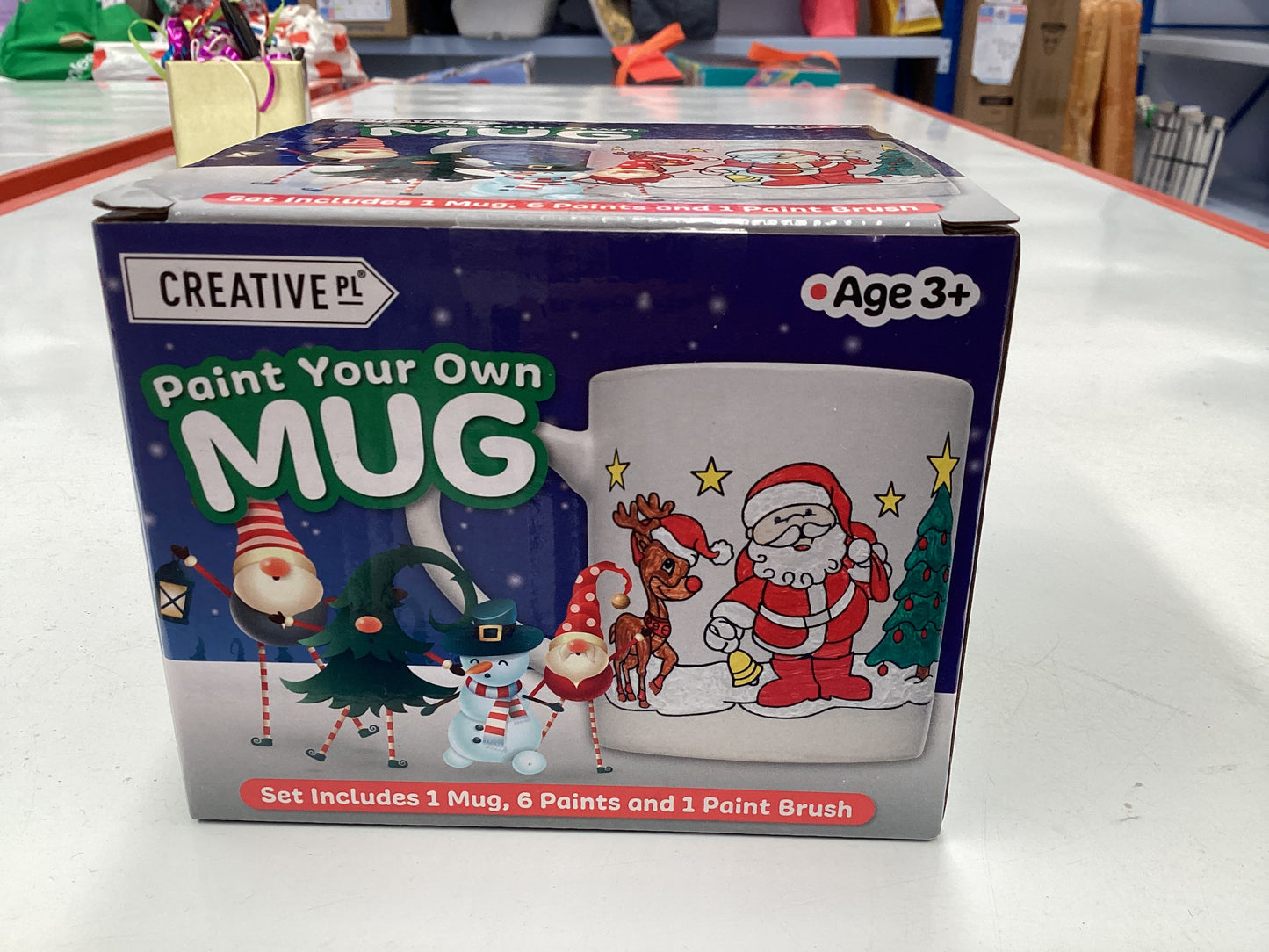 Paint your own Christmas mug