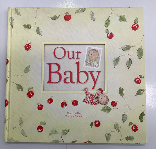 Our Baby Yellow Apples Hardcover Record Book
