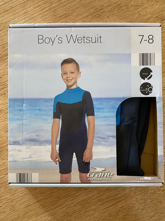 B125 Boys wetsuit new in box 7-8
